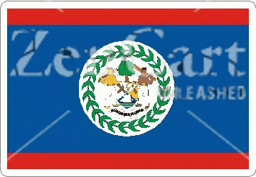 Belize Flag Decal
