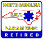 North Carolina EMT Paramedic Retired Decal