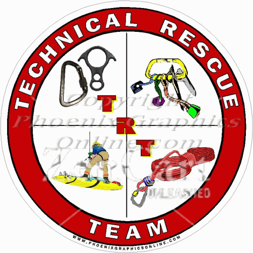 TRT Technical Rescue Team Decal [827-1918] : Phoenix Graphics, Your Online  Source for Quality Decals and Stickers