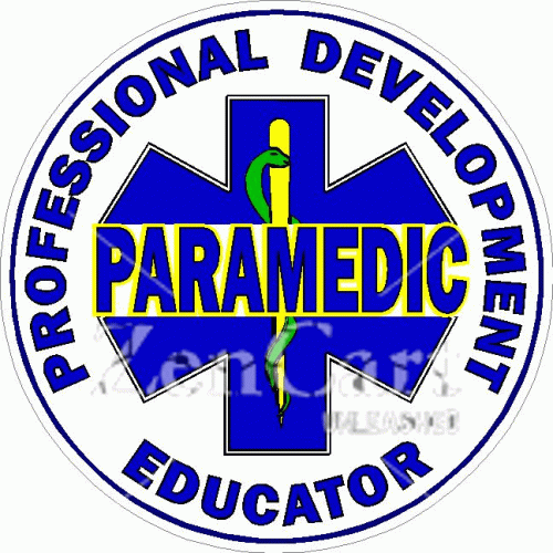 Paramedic Professional Development Educator Decal