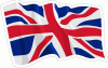 UK Flag Waving Decal