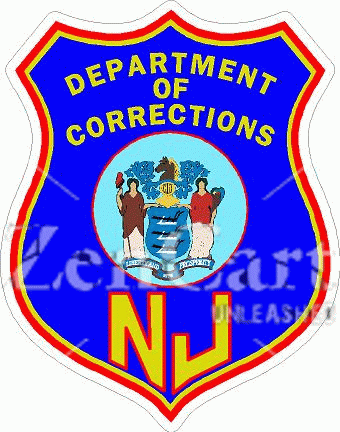 Department Of Corrections New Jersey Decal