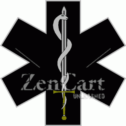 Subdued Tactical Medic Star of Life Decal