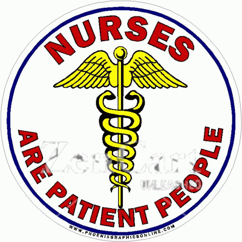 Nurses Are Patient People Decal