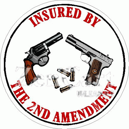 Insured By The 2ND Amendment Decal