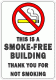 This Is A Smoke Free Building Decal