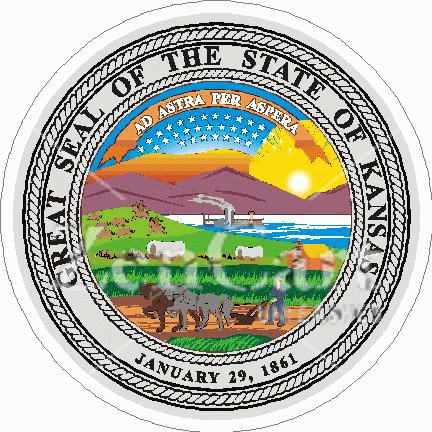 Kansas State Seal Decal