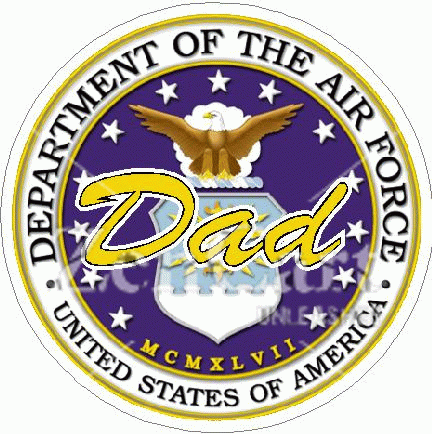 U.S. Air Force Dad Decal