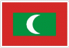 Maldives Flag Decal