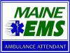 Maine EMS Ambulance Attendant Decal