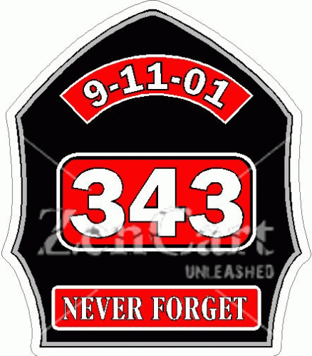 9-11-01 Never Forget Decal
