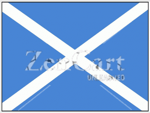 Scottish Saltire / St Andrew\'s Cross Decal
