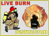 Live Burn Instructor Decal