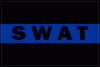 Blue Line SWAT Decal