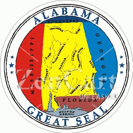 Alabama State Seal Decal