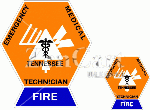 Tennessee EMT Fire Decal