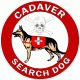 K-9 Cadaver Search Dog Decal