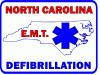 North Carolina EMT-Defibrillation Decal
