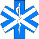 Scottish Saltire / St Andrew's Cross Star Of Life Decal