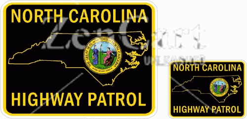 North Carolina Highway Patrol Decal