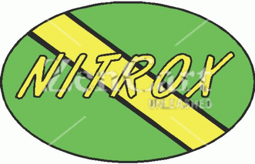 Diver Nitrox Oval Decal