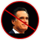 No Mitt Romney Republican Decal