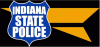 Indiana State Patrol Black & Blue Decal