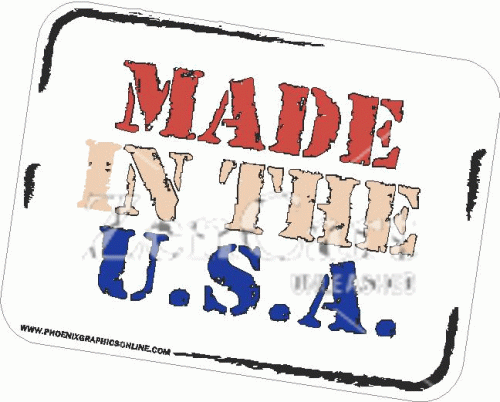Made In The USA Decal