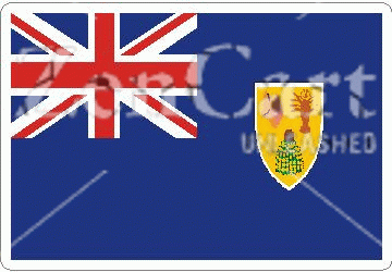 Turks and Caicos Flag Decal