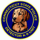 Connecticut State Police Detector K-9 Unit Decal