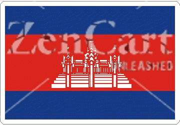 Cambodia Flag Decal