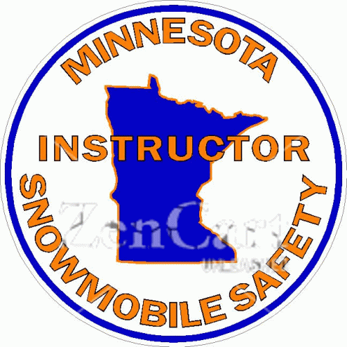 Minnesota Snowmobile Safety Instructor Decal