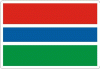 Gambia Flag Decal