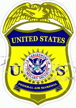 US Federal Air Marshal Badge Decal