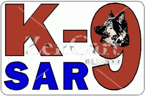 K-9 SAR Decal