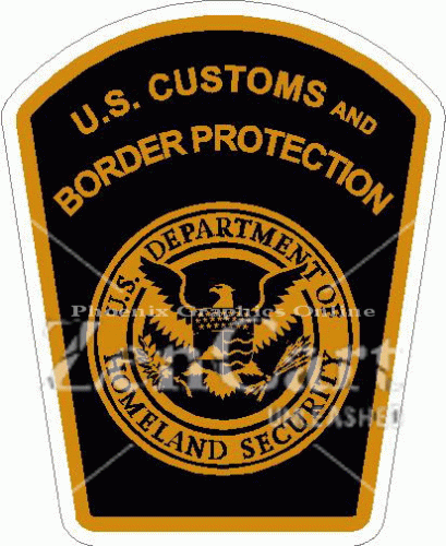U.S. Customs and Border Protection Decal