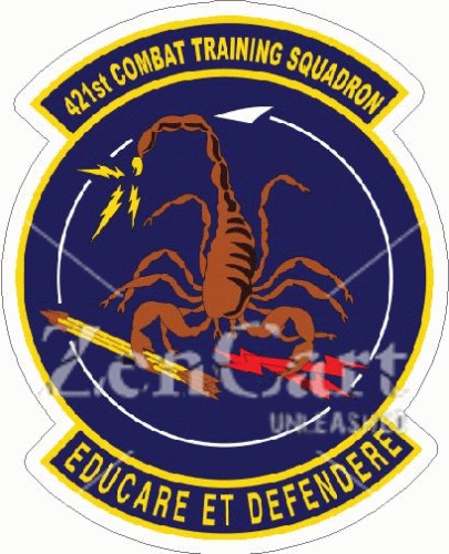 US Air Force 421st Combat Training Squadron Decal