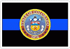 Thin Blue Line Colorado State Seal Decal