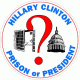 Hillary Clinton Prison or President Decal