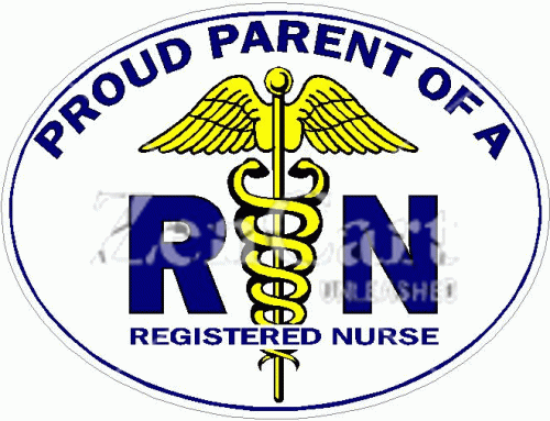 Proud Parent Of A RN Decal
