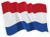 Netherlands Flag Waving Decal