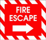 Fire Escape Decal