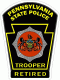 Pennsylvania State Police Trooper Retired Decal