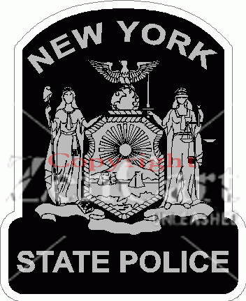 New York State Police Subdued Decal