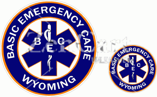 Wyoming Basic Emergency Care Decal