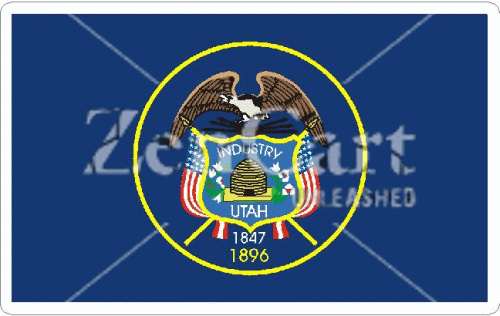 Utah State Flag Decal