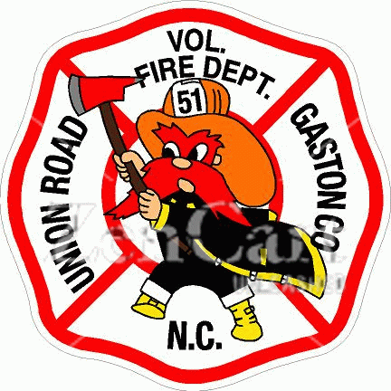 Union Road Vol. Fire Dept Decal