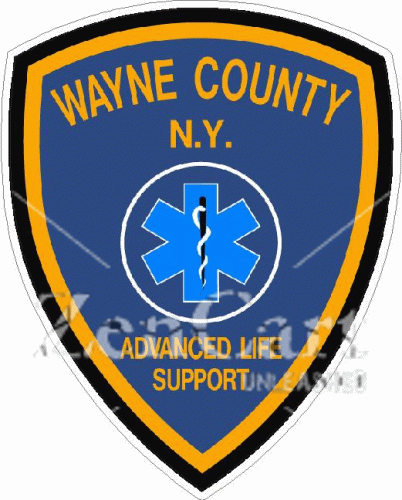 Wayne County NY Advanced Life Support Decal