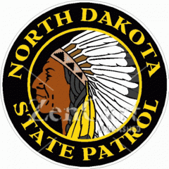 North Dakota State Patrol Decal