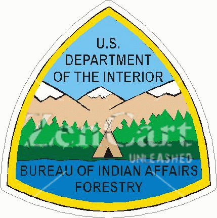 Bureau of Indian Affairs Forestry Decal
